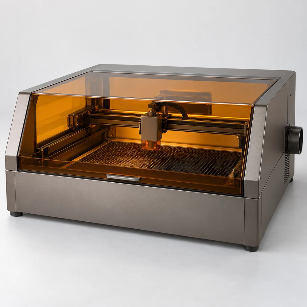 Enclosed 20 W diode engraver